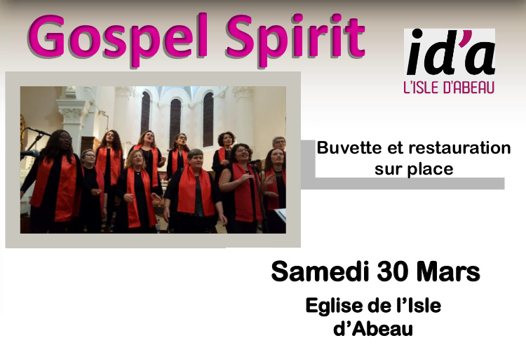 Festival Gospel - Le 30/03/2019 à l'Isle d'Abeau